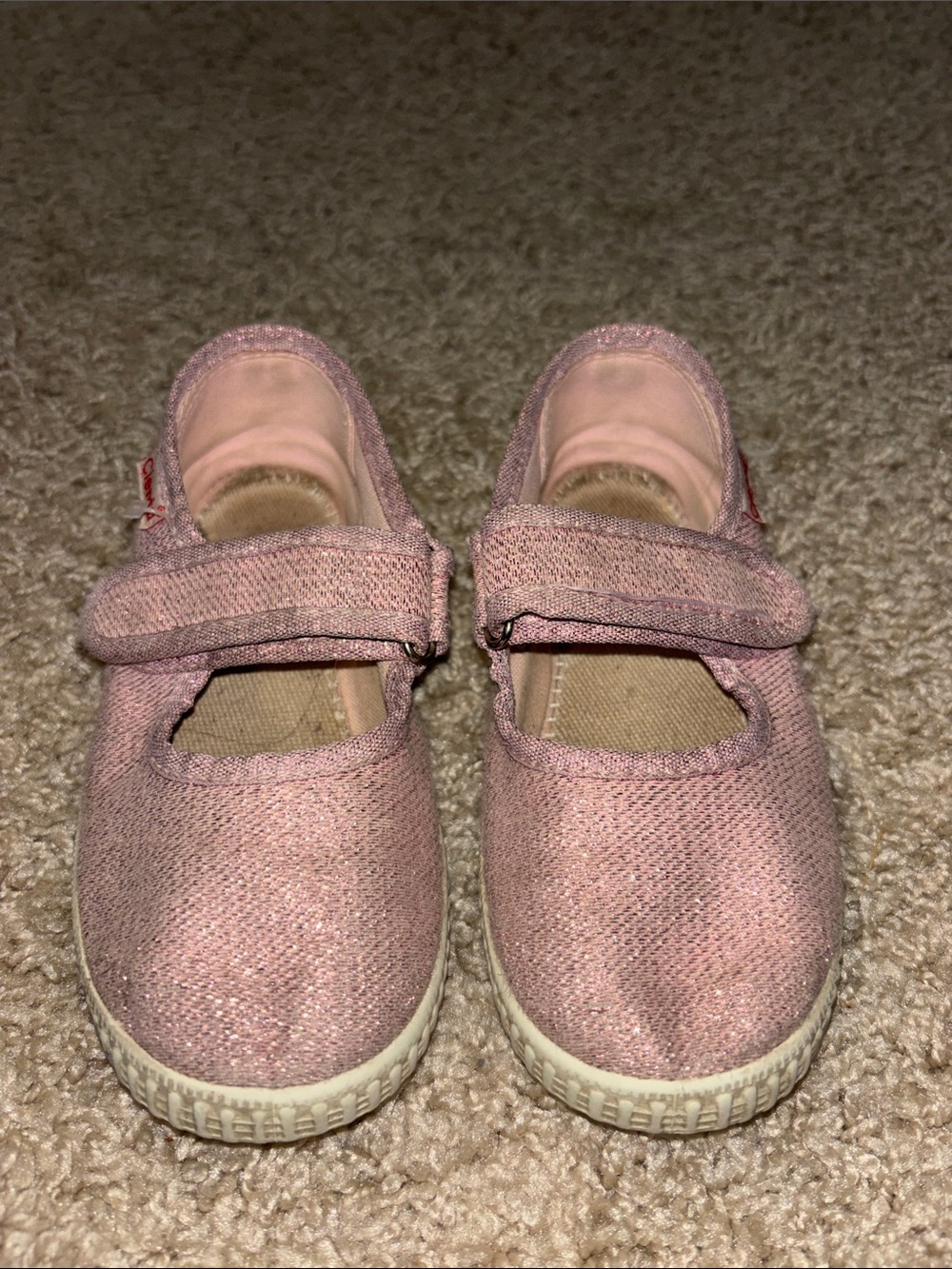 Cienta Pink Sparkle Mary Jane Shoes for Kids